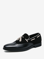 Mocassini da uomo in pelle PU Slip-On