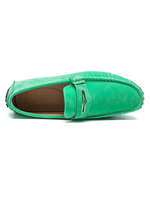 Mocassini da uomo in pelle sintetica con cinturino da monaco slip-on con punta tonda
