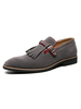 Mocassini da uomo per feste di fine anno Scarpe da sposa scamosciate con frange slip-on scarpe da sposa casual per feste di fine anno