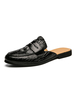 Mocassini da uomo Scarpe popolari con fibbia in pelle PU Slip-On
