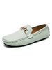 Mocassini da uomo Scarpe popolari in pelle PU con dettagli in metallo Slip-On