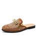 Mocassini da uomo Scarpe popolari in pelle PU con dettagli in metallo Slip-On