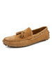 Mocassini da uomo Scarpe popolari in pelle scamosciata Slip-On