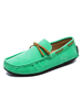 Mocassini da uomo Scarpe Slip-On con fiocchi Punta tonda in pelle PU