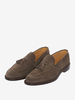 Mocassini da uomo Scarpe Slip-On Fisherman Artwork Punta tonda in pelle scamosciata