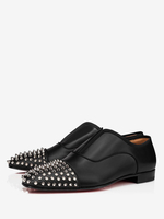 Mocassini eleganti da uomo Spikes in nero