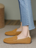 Mocassini piatti da donna con punta tonda e scarpe casual