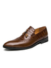 Mocassini Scarpe da sposa per il ballo da uomo in pelle sintetica con pon pon slip-on