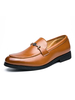 Mocassini Scarpe da sposa per il ballo da uomo Scarpe popolari in pelle PU con dettagli in metallo Slip-On
