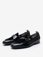 Mocassini slip-on in pelle di mucca da uomo scarpe da ballo da sposa