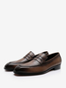 Mocassino da uomo in pelle bovina slip-on Brwon scarpe da sposa da ballo