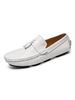 Mocassino da uomo slip on mocassini punta tonda nappa scarpe da guida