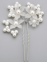 Moda bianco lega perla matrimonio tornante