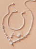 Monili da sposa di modo Set di monili chic strass strass