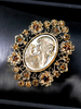 Monili delle donne dei Rhinestones nuziali di nozze dannata delle spille doro