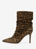 Mules da donna con tacco a spillo e tomaia in micro suede leopardate