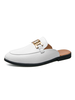 Mules da uomo con catena in metallo