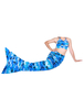 Multicolor stampa Lycra Spandex coda sirena Zentai animali Carnevale