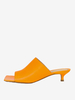 Sabot da donna con tacco a gattino e punta quadrata scarpe slip on mule