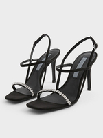 Sandali al tallone alto black sinestones scarpe da ballo femminile scarpe da festa