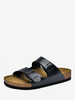 Sandali da uomo con suola in gomma di vacchetta slip-on