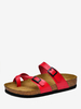 Sandali da uomo Slip-On in pelle di vacchetta con suola in gomma