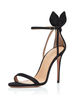 Sandali di ritorno a casa con tacco alto Micro pelle scamosciata Black Sheep Toe Prom Scarpe da donna Scarpe da festa