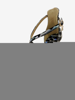 Sandali sexy con tacco alto Punta aperta in pelle PU nera 2 "Dettagli in metallo Scarpe sexy da 55".