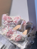 Sandali Sweet Lolita Ruffles Fiocchi Perle Punta a punta Tessuto elastico Scarpe estive Lolita viola