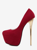 Scarpe Alti con Plateau Tacchi Alti Sexy Scarpe a Spillo con Tacco in Metallo Scarpe Chiusa con Piattaforma Pumps Elegante con Punta Tonda per Festa Sera