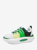 Scarpe casual per uomo Scarpe regolabili con cinturino a blocchi di colore in pelle PU verde