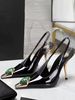 Scarpe col tacco alto da donna con tacco speciale e tomaia in PU verniciato
