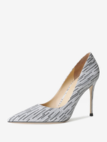 Scarpe con tacco alto da donna Décolleté con paillettes Tacco a spillo sexy con punta a punta