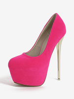 Scarpe con tacco da donna Décolleté sexy con punta a mandorla Tacco a spillo Tomaia in micro pelle scamosciata