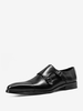 Scarpe da ballo da sposa con cinturino da monaco da uomo in pelle di mucca