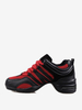 Scarpe da ballo jazz Scarpe da ballo rosse con punta tonda