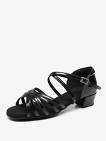 Scarpe da ballo latino Scarpe da ballo bianche con punta aperta