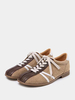 Scarpe da ginnastica vintage da uomo in pelle scamosciata micro colorblock retrò in pelle bovina
