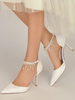 Scarpe da sposa da donna Perle Scarpe da sposa con tacco a spillo in pizzo