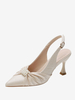 Scarpe da sposa da donna Scarpe a punta Perle con tacco a calice Scarpe da sposa