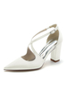 Scarpe da sposa da donna Scarpe da sposa con tacco grosso in raso a punta