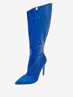 Stivali al polpaccio da donna Stivali alti al ginocchio con tacco a punta chic