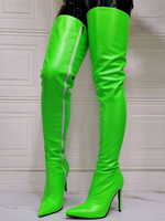 Stivali da donna sexy sopra il ginocchio Stivali con tacco a spillo e tacco alto