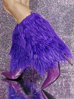 Stivali viola a metà polpaccio Stivali Bearpaw con dettagli in pelliccia sintetica