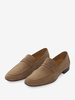 Suede Penny Loafer Men rotonda Slip on Dress Mares