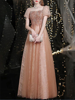 svasata collo squadrato maniche corte di Lacci Ambra a terra