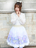 Sweet Lace Lolita SK Gonne Lolita con stampa floreale lilla