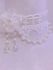 Sweet Lolita Accessori Catene di pizzo bianco Girocollo in fibra di poliestere Varie