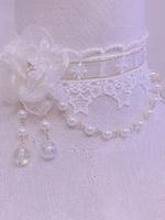 Sweet Lolita Accessori Catene di pizzo bianco Girocollo in fibra di poliestere Varie