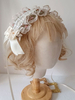Sweet Lolita Accessori Ecru Pizzo Bianco Fiocchi Copricapo Poliestere Varie